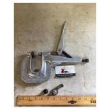 Hoover press and snap fastener