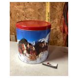 Budweiser 75th anniversary tin