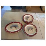 Christmas plates