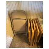 Folding chairs and tv trays
