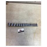 Snap on standard sockets 3/8 to one and 1/8