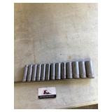 Snap on deep well sockets 1/2 up to one and 1/16