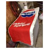 Pepsi sleeping bag filled with 100% polyester