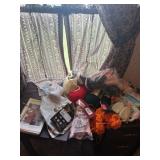 Knitting books, yarn, and miscellaneous