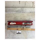 Snap on torque wrench