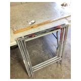 Metal sawhorses