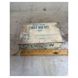 Metal industrial first aid kit