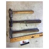 Ball peen hammers