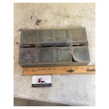 Plastic storage with screws