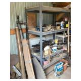 Metal shelving approximately 24 x 48 x 67 tall