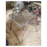 Metal mesh table