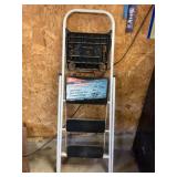 Skinny mini three step ladder