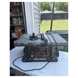 Craftsman 2.5 hp table saw