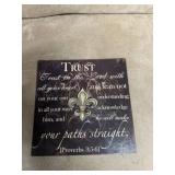 Sign of trust 9 3/4 x 9 3-4