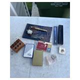 Color, slides, and cards and pens