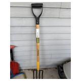 Yardwork, digging fork
