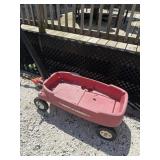 Plastic radio flyer wagon