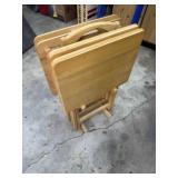 Wood TV trays