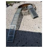 Metal folding ramps