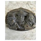 1987 national hobo conventional belt buckle 10 o