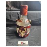 Leather stag decanter