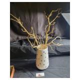 Polka dot vase & decor