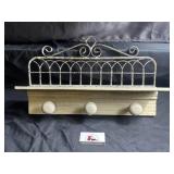Primitive door knob gate hanger