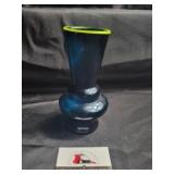 Hand blown glass vase