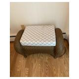 Wicker like Ottoman