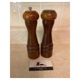 Salt, shaker, and pepper grinder