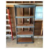 Plastic shelf