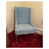 Blue arm chair
