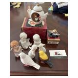 Hallmark ornament and misc decor