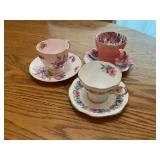 Cups and saucers