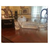 Crystal and Misc Serving pieces