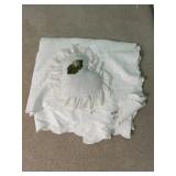 Vintage Bedspread and Lace pillow