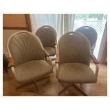Four Kitchen Roller Chairs