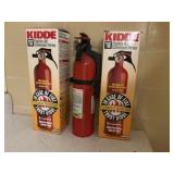 Three Fire Extinguishers