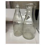 Pepsi cola and Milk Bottle
