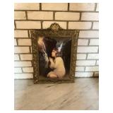 Vintage Metal Framed Decor