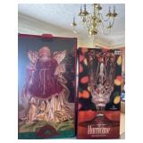 Christmas Angel and Hurricane Crystal