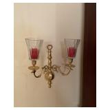 Brass candle holders