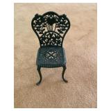 Cast iron chair 16 in tall