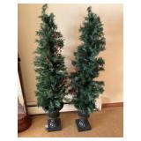55 in artificial trees
