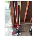 Brooms and Rake