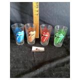 Rolling Stones collector glasses