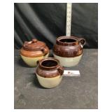 Stonemore crock bean pots