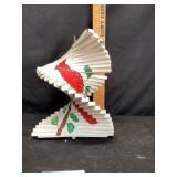 Wooden garden art