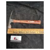 Plumb brick layers hammer