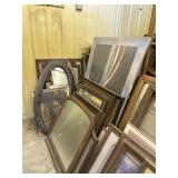 Picture frames and mirrors shelving not included